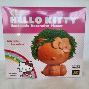 Sanrio - Hello Kitty - Chia Pet - Handmade Decorative Planter - New -  2009